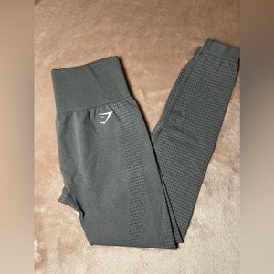 Gymshark Seamless Leggings Size Medium Mesh Gray